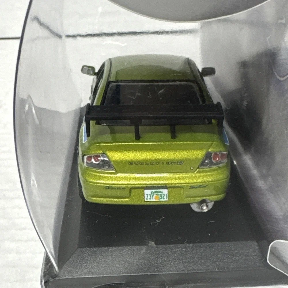 Fast And‎ Furious 2 Mitsubishi Lancer Evolution Green Diecast 1:43 Scale